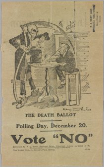 The Death Ballot poster 1917 (Wikipedia)